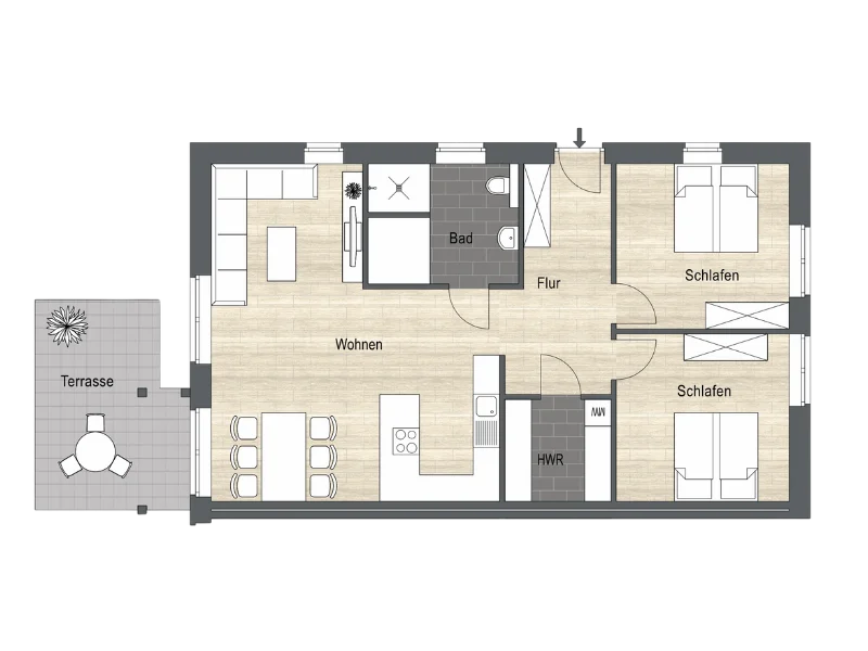 Grundriss Erdgeschoss 2